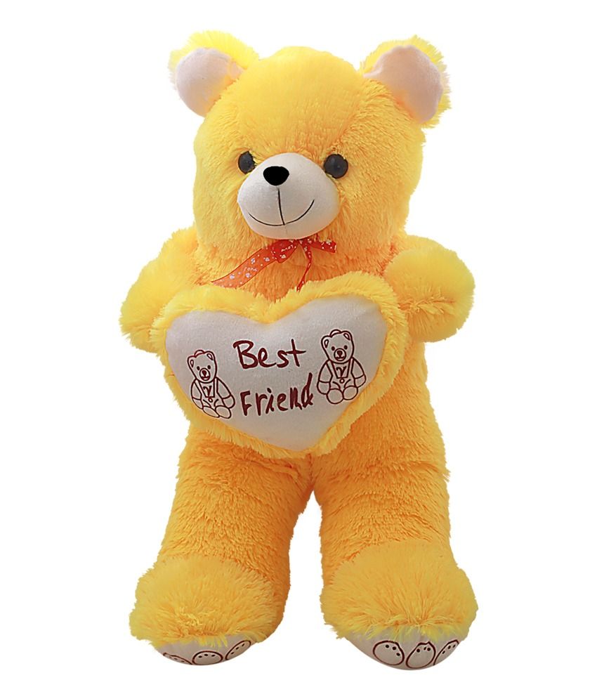 yellow and blue teddy bear