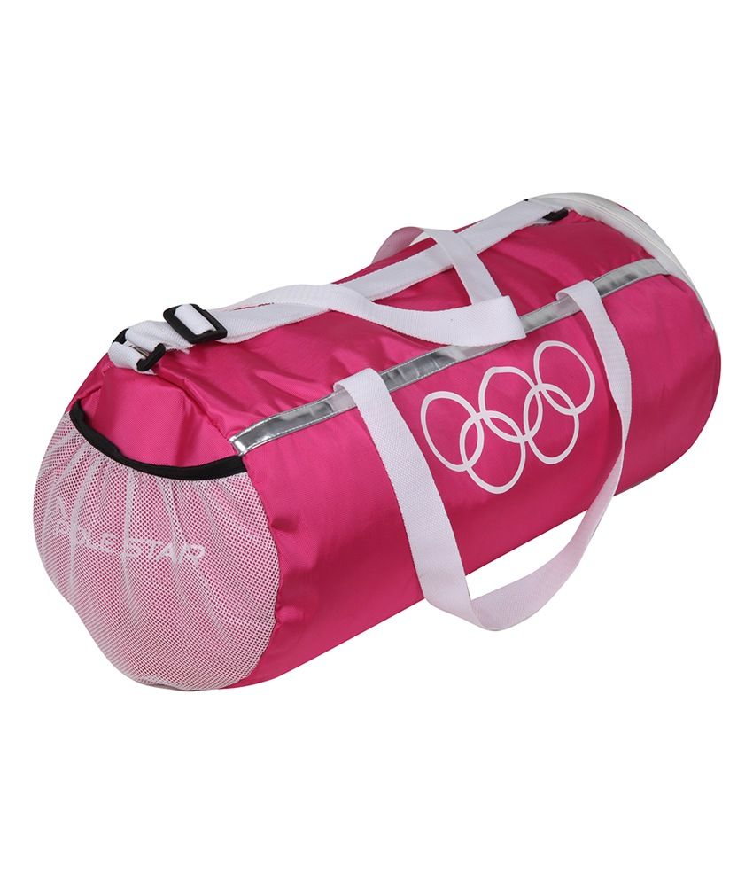 pink workout bag