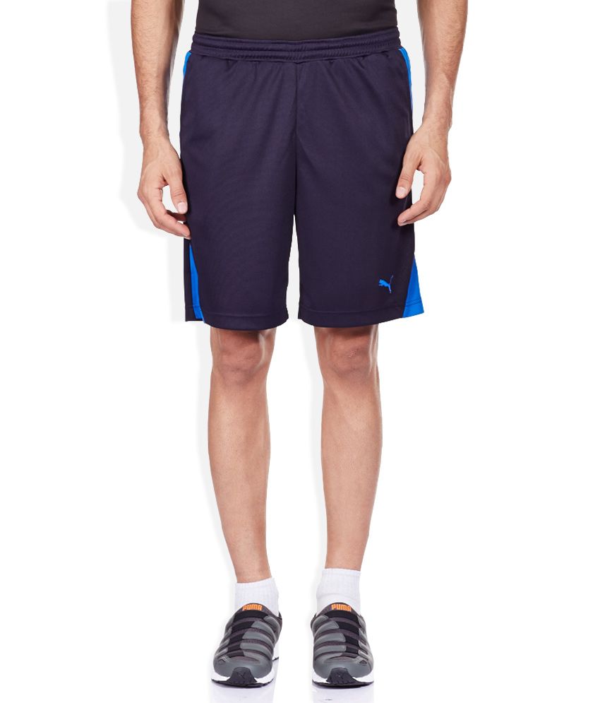 puma navy blue shorts