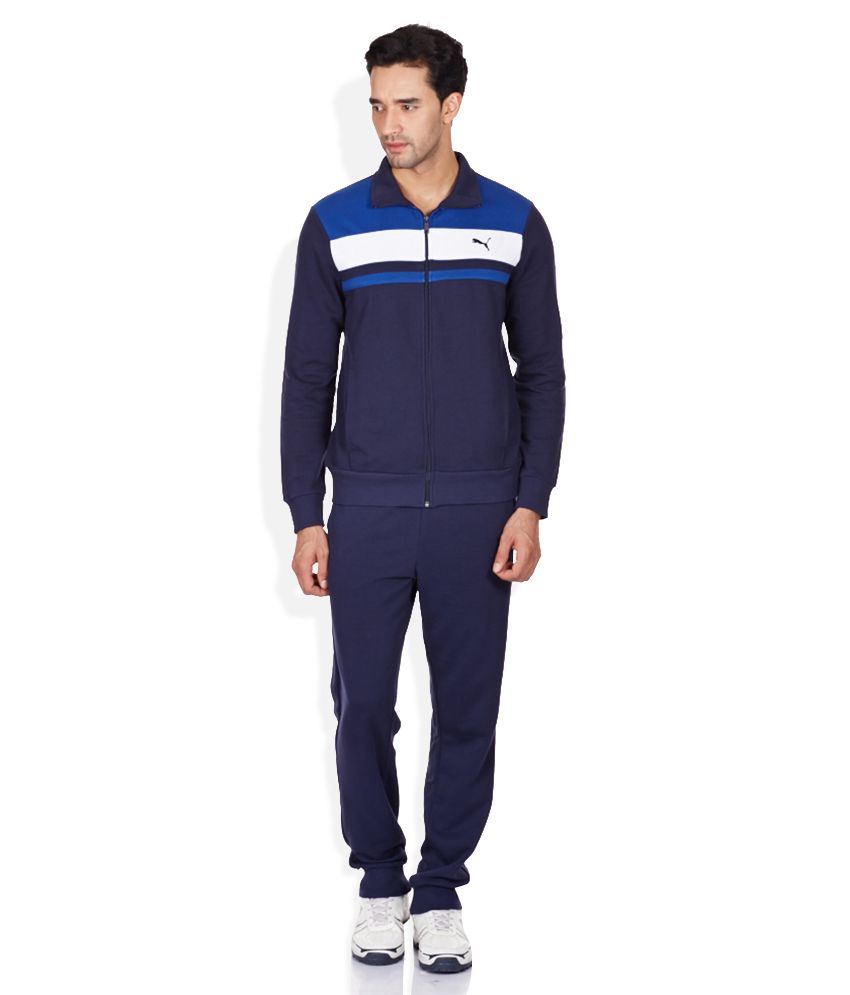 Puma Navy Tracksuit - Buy Puma Navy Tracksuit Online at Low Price in ...