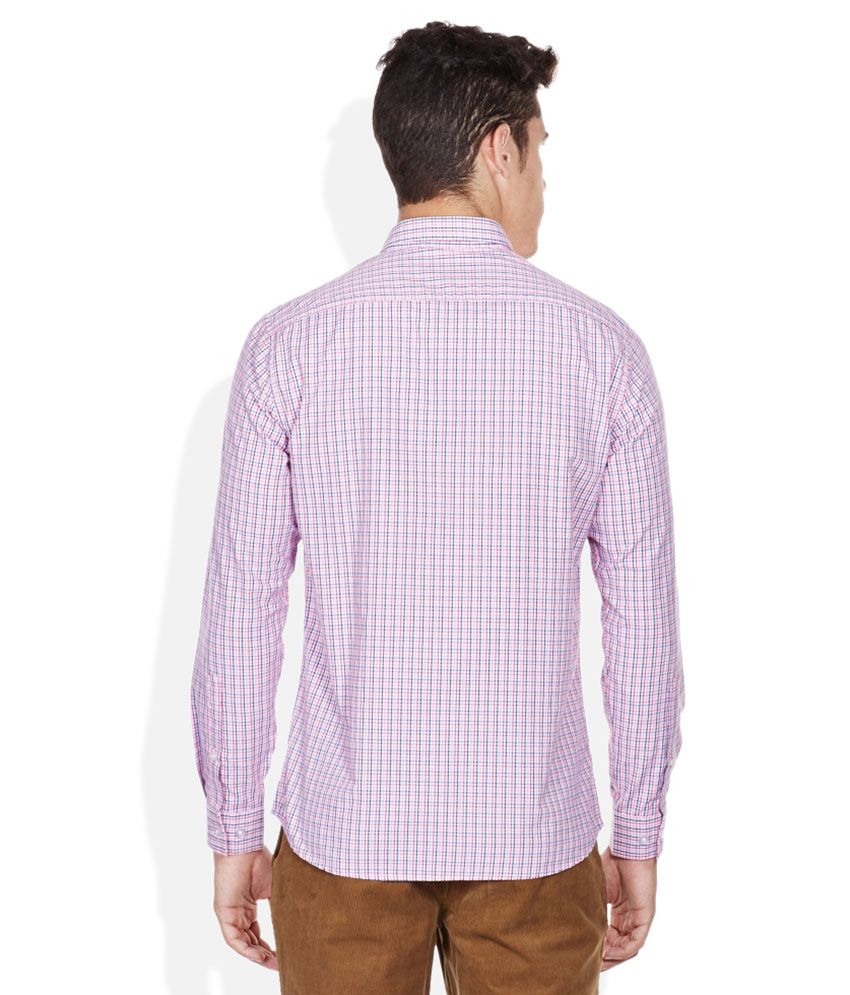 pink and blue shirt men's