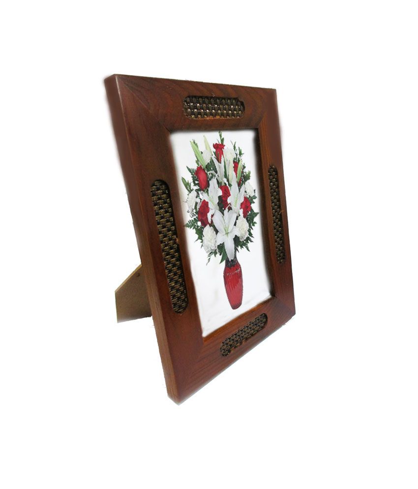 Ajanta Olc30 Digital Clock & Beautifully Decorated Wooden Photo Frame