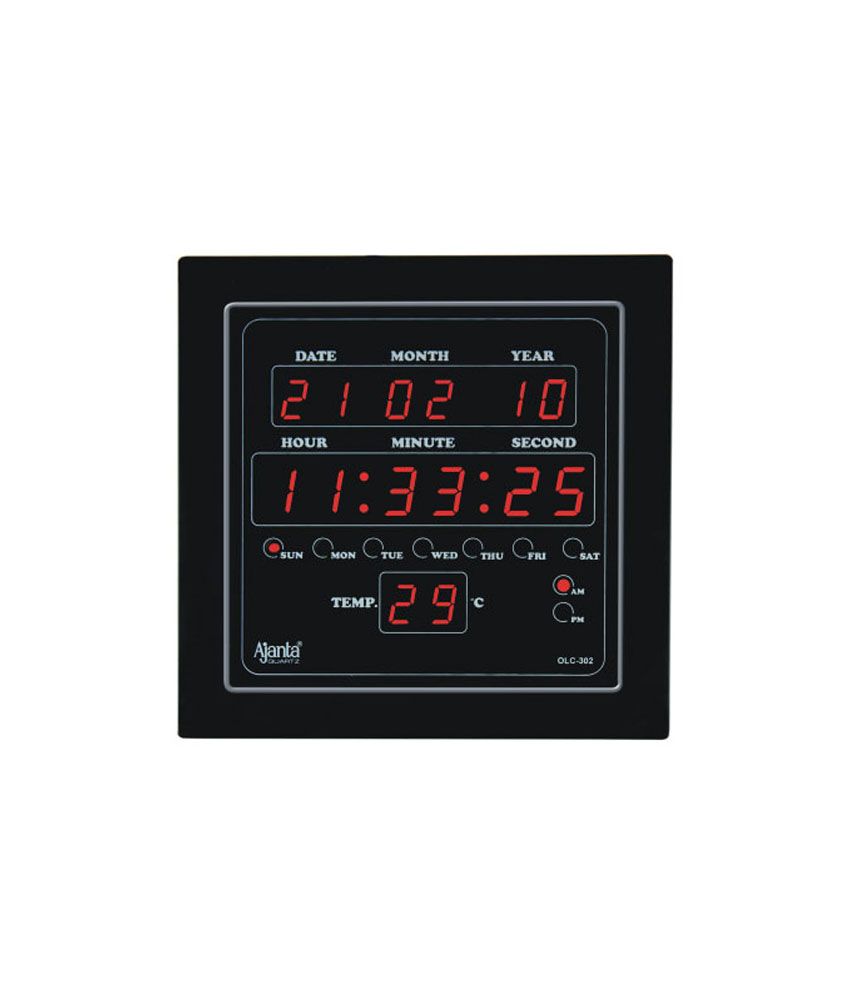 Ajanta Olc302 Digital Clock & Designer Pearl Photo Frame Buy Ajanta