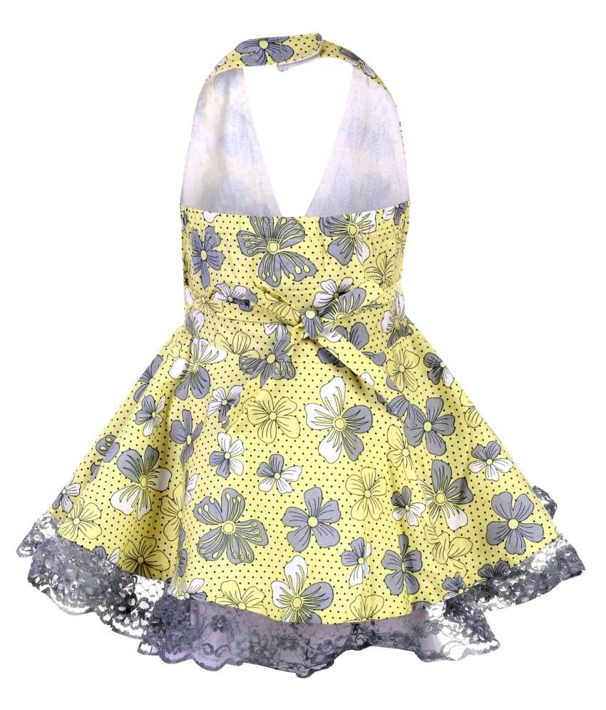 cotton sleeveless frock