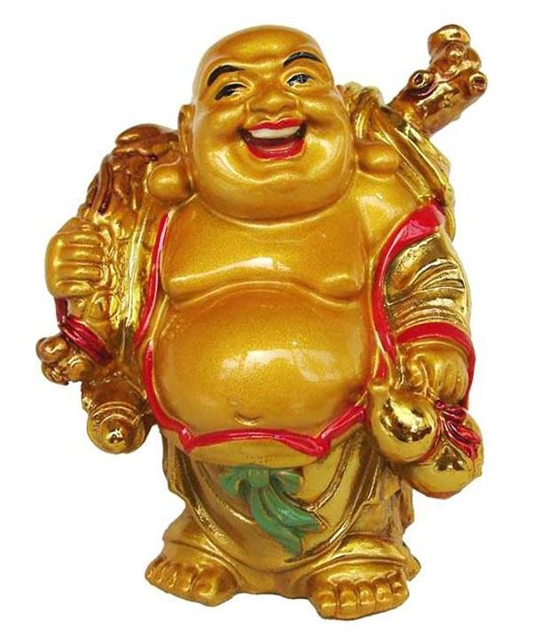     			Religious Kart Medium Size Laughing Buddha