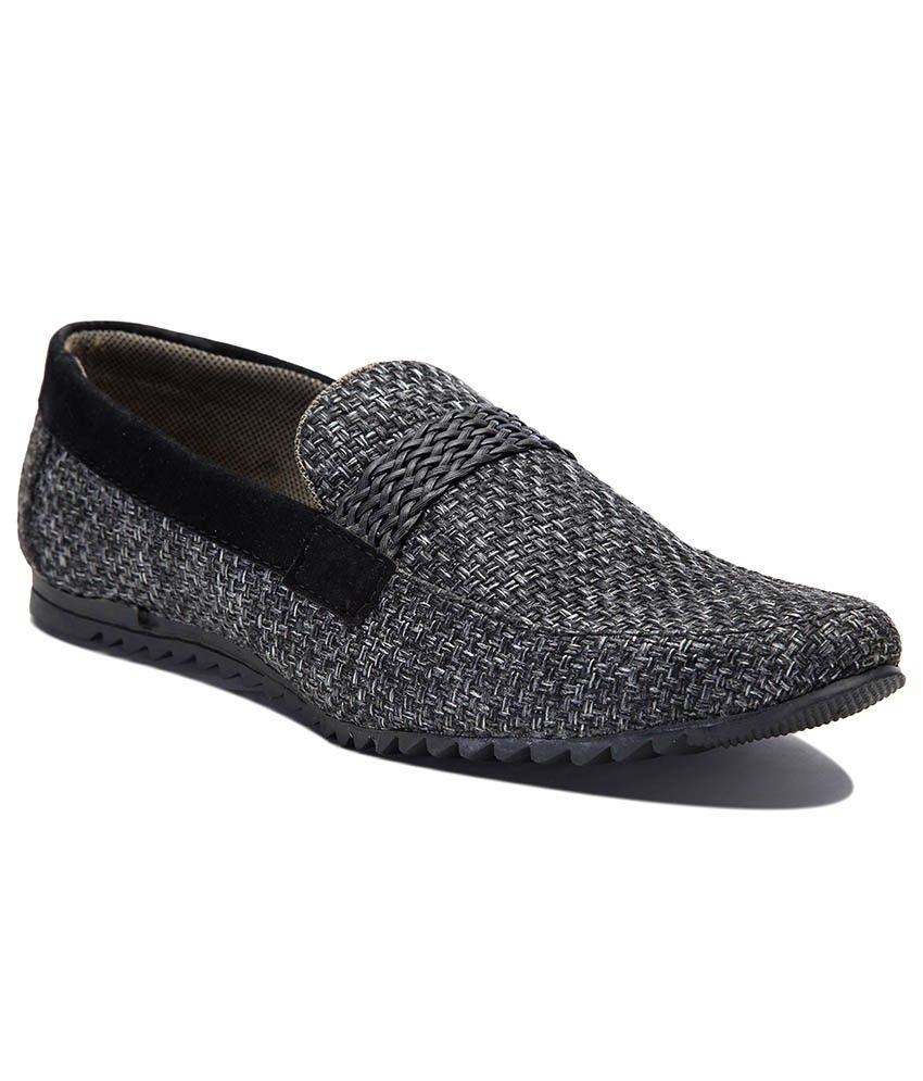 Shoe Republic Jute Black Casual Loafers Buy Shoe Republic Jute Black