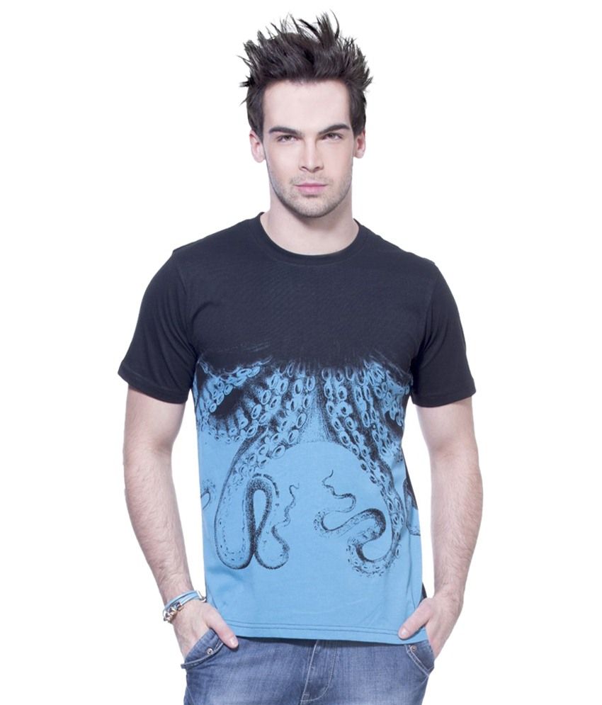 Zovi Blue Octopus Graphic T Shirt for 