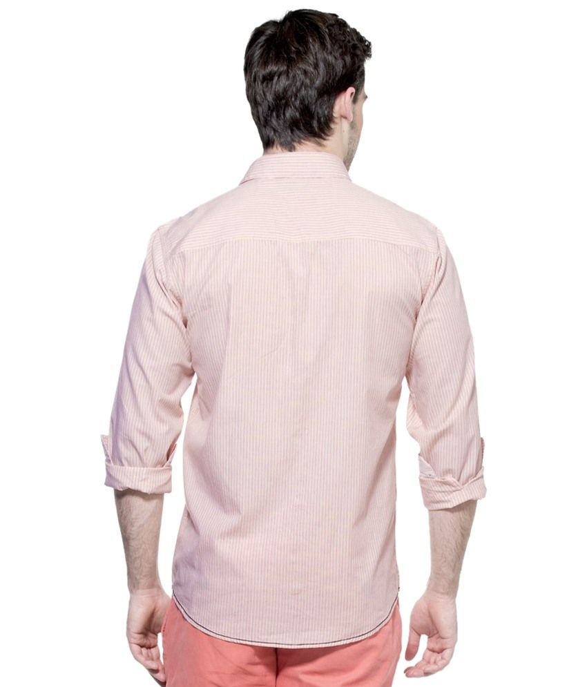 peach casual shirt