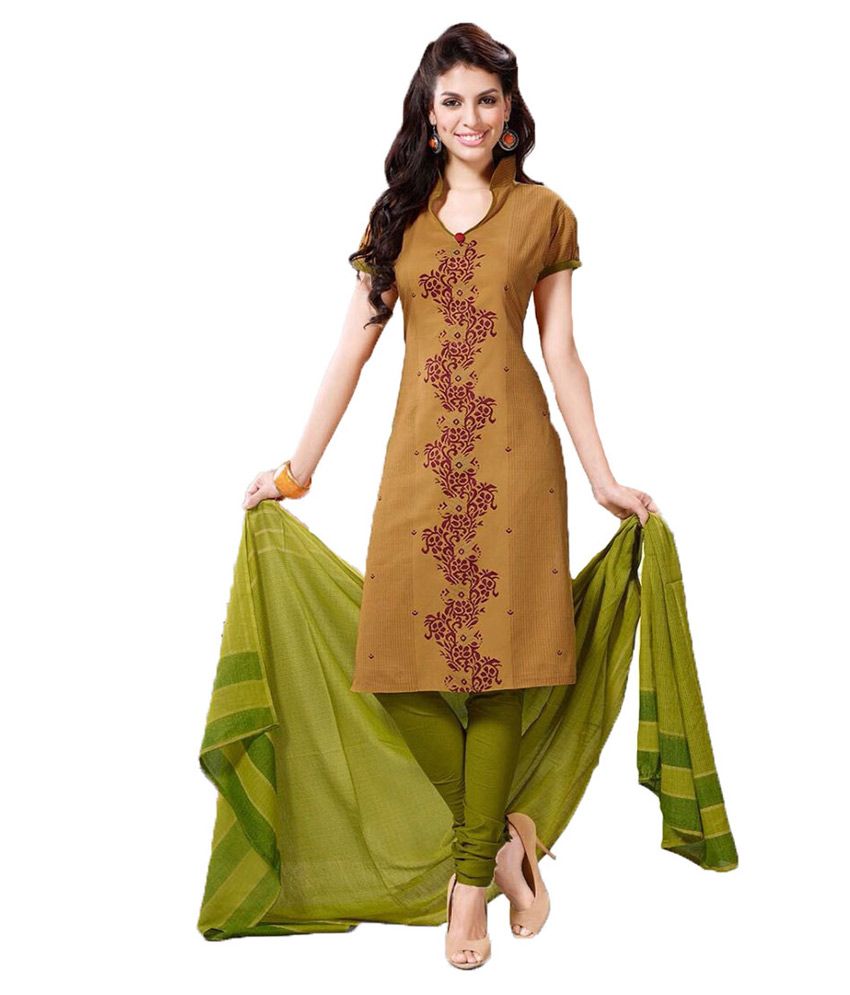Party Wear Dresses Gold Cotton Dress Material - Buy Party Wear Dresses Gold Cotton Dress 