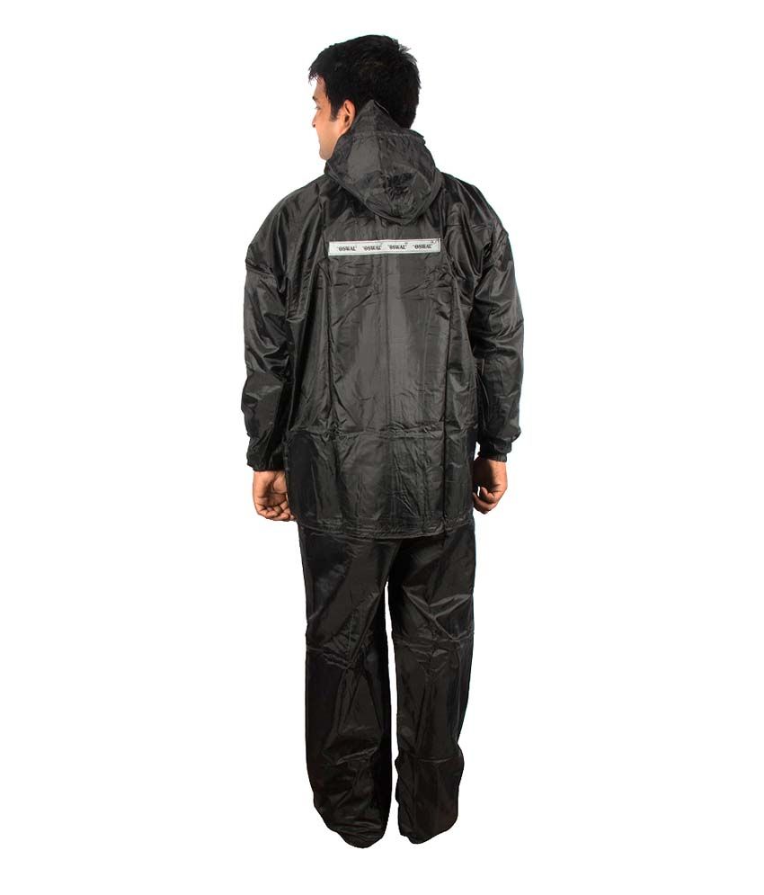 Cardulis Pilot Safari Raincoat - Black 