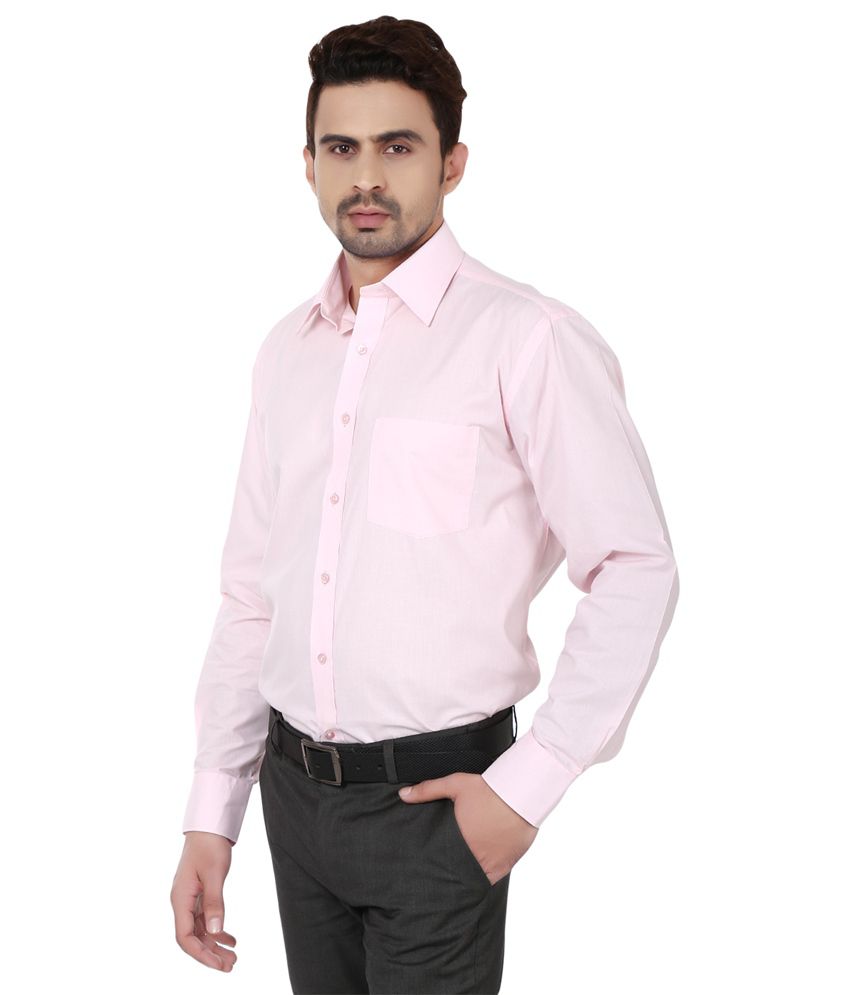 Alish Garment Pink Mens Formal Shirt - Buy Alish Garment Pink Mens ...
