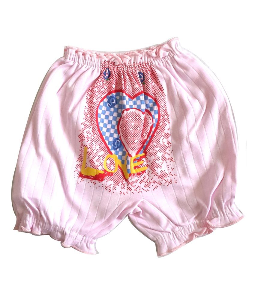 Kandyfloss Pink Cotton Bloomer Pants Buy Kandyfloss Pink Cotton