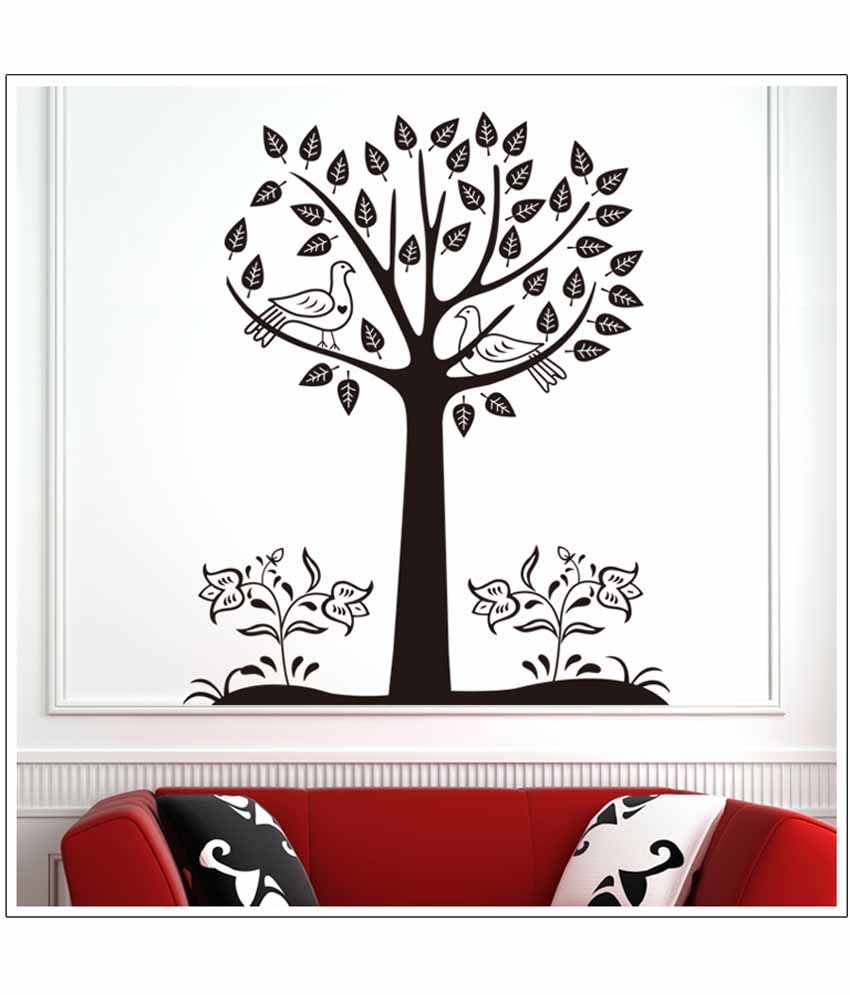 Oren Empower Black Tree Large Wall Sticker For Sitting Room Decal