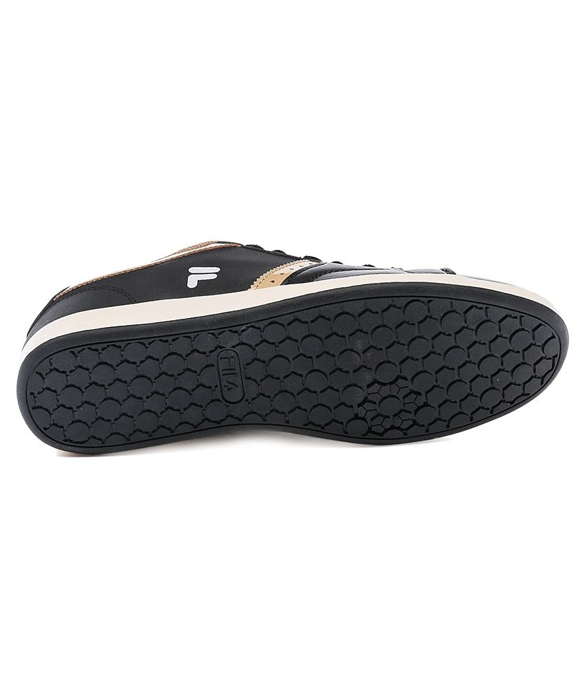 fila black nevas casual shoes