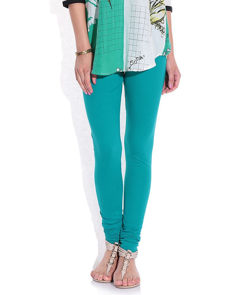W Turquoise Cotton Churidar Leggings Price in India - Buy W Turquoise ...
