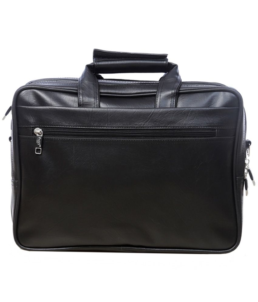 Just Bags Black Polyester Office Bag Buy Just Bags Black Polyester Office Bag Online at Low