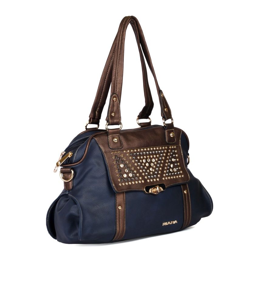 navy shoulder handbag