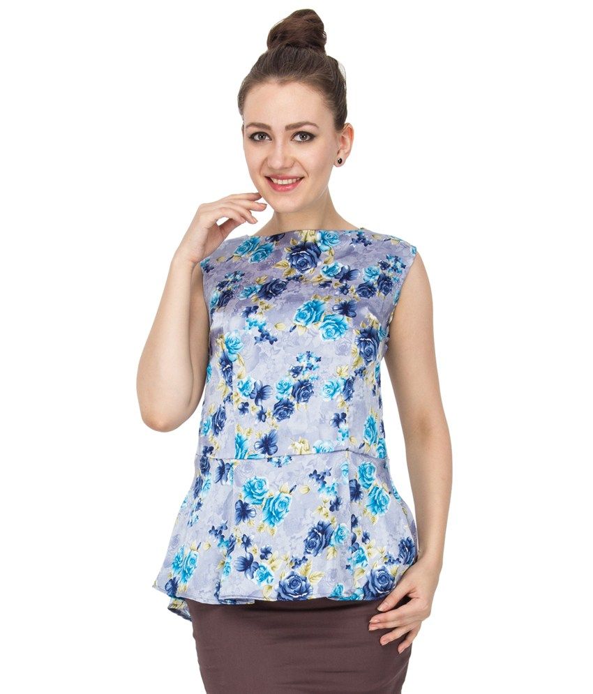 Vodka Fashion India Multicolor Satin Tops Buy Vodka Fashion India
