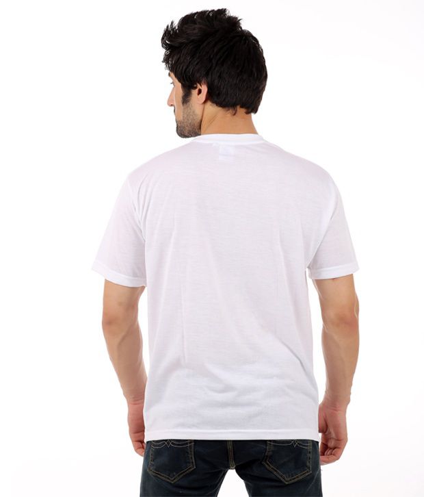 Atlanta White Cotton Round Neck Half Sleeves Printed Pack of 2 T-Shirts ...