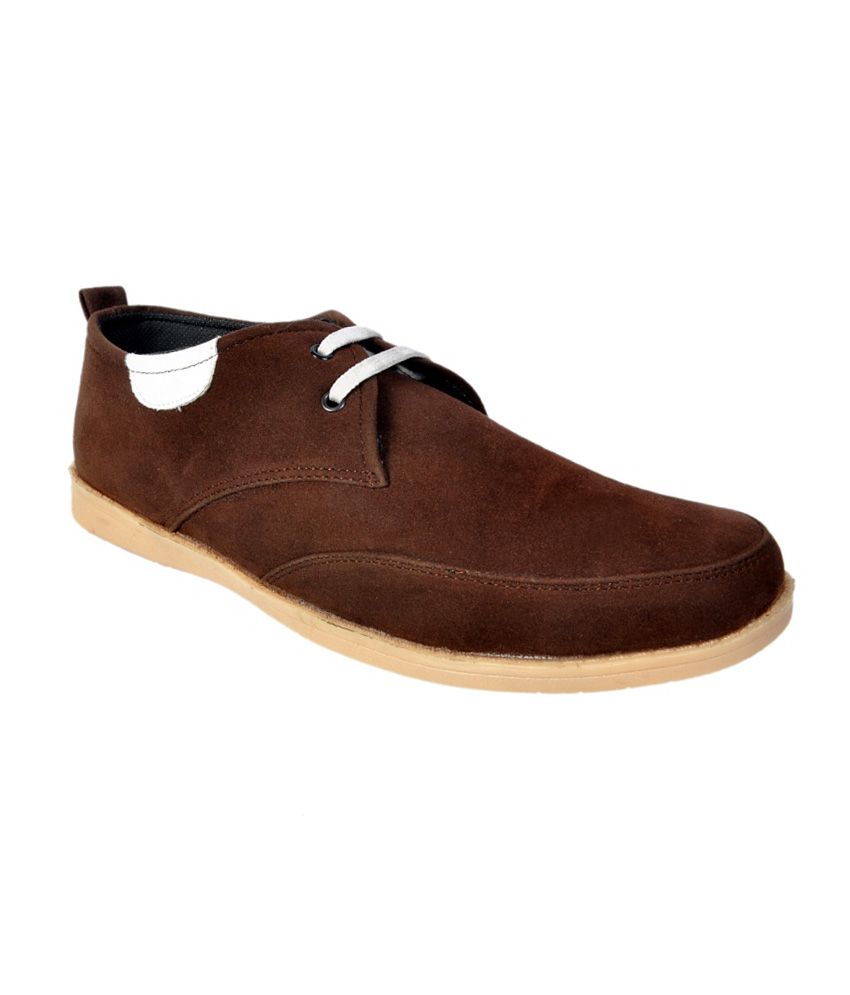 Relaxo Boston Brown Casual Shoes - Buy 