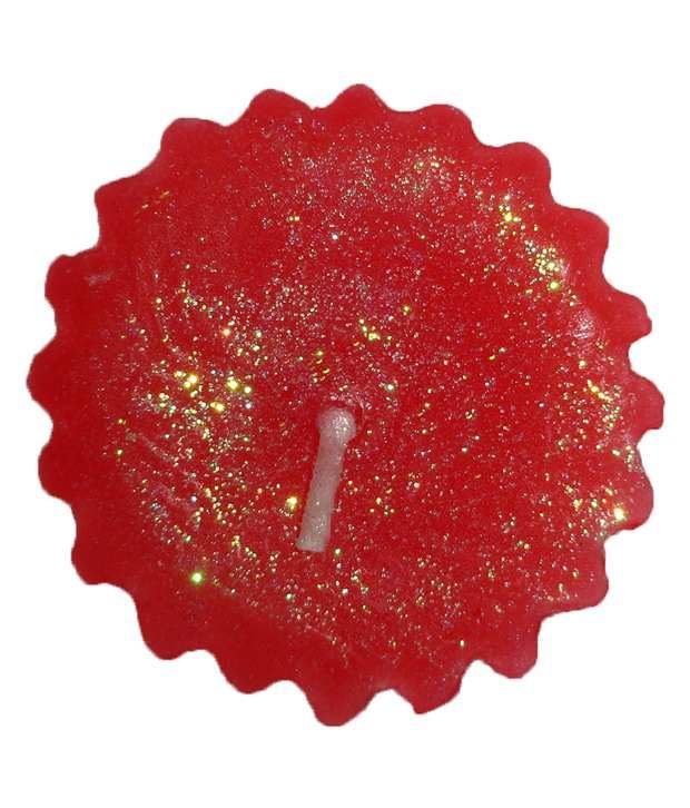 Smokeless Scented Pack Of 24 Floating Candle Star Floating Candle For