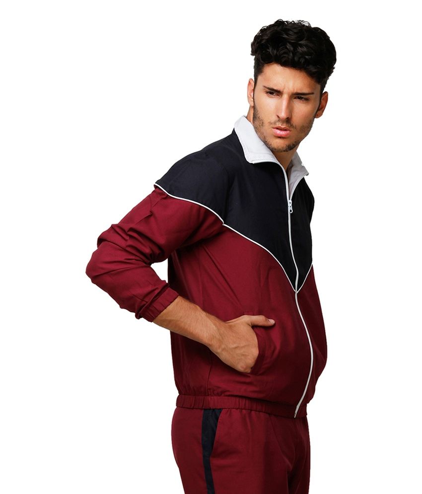 maroon tracksuit bottoms