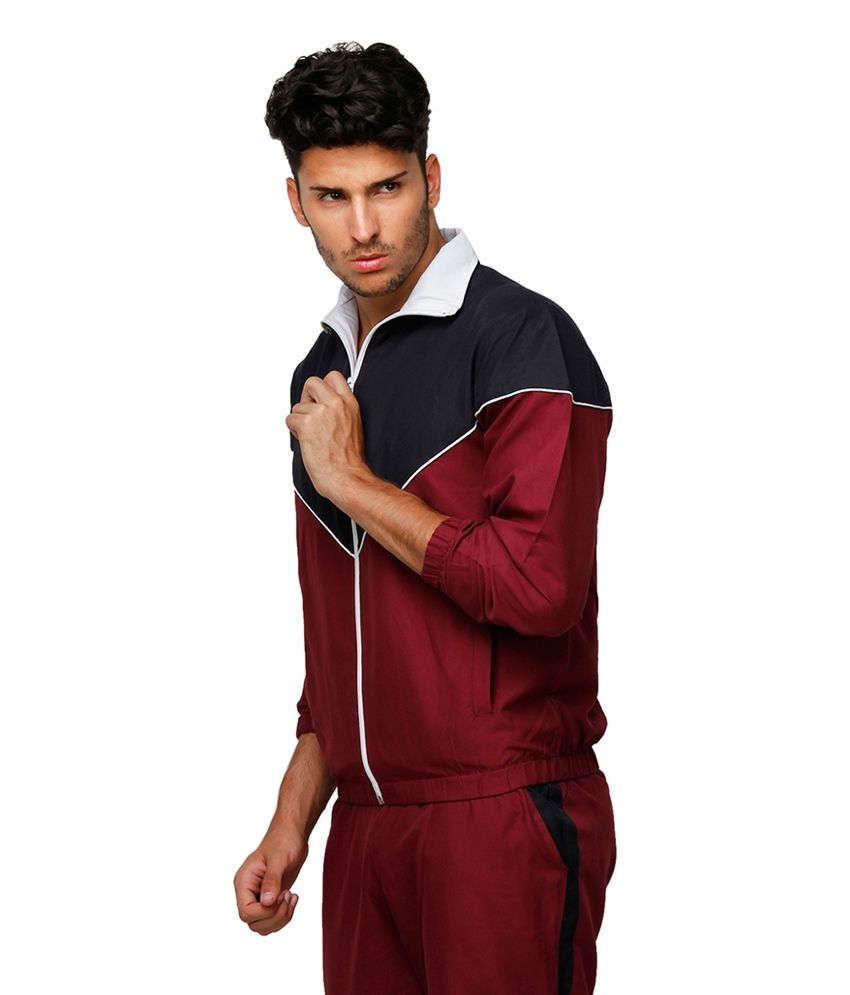 maroon puma tracksuit