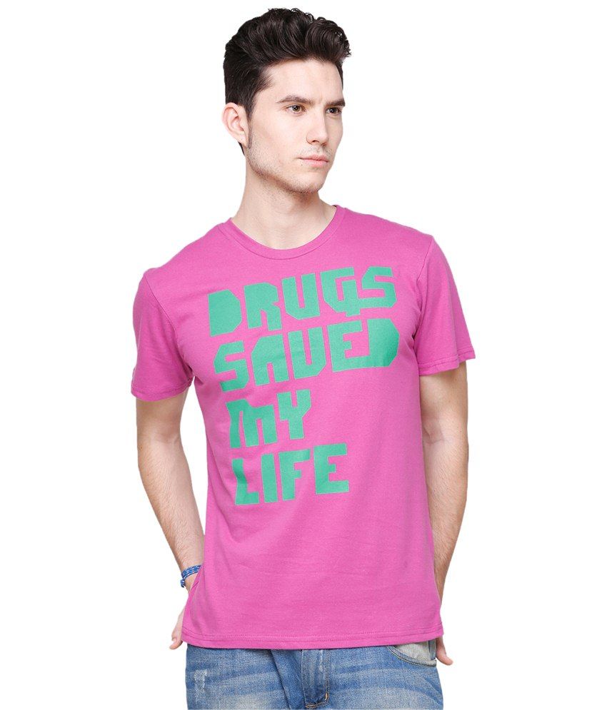 fuchsia t shirt