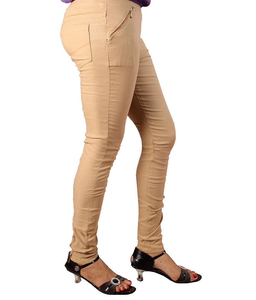 khaki jeggings walmart