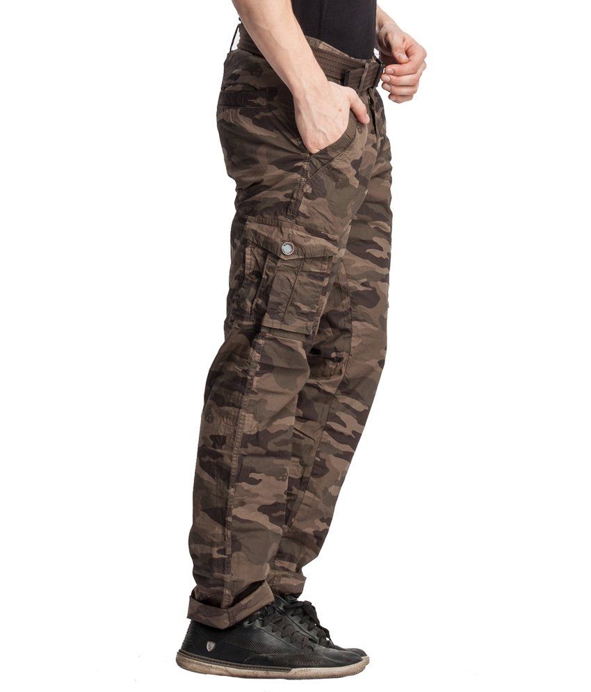 mens brown cargos