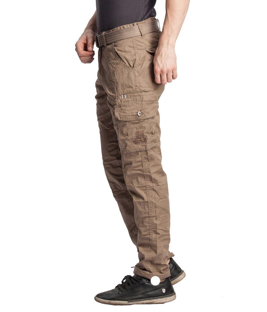 mens brown cargos