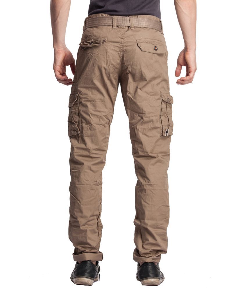 mens brown cargos