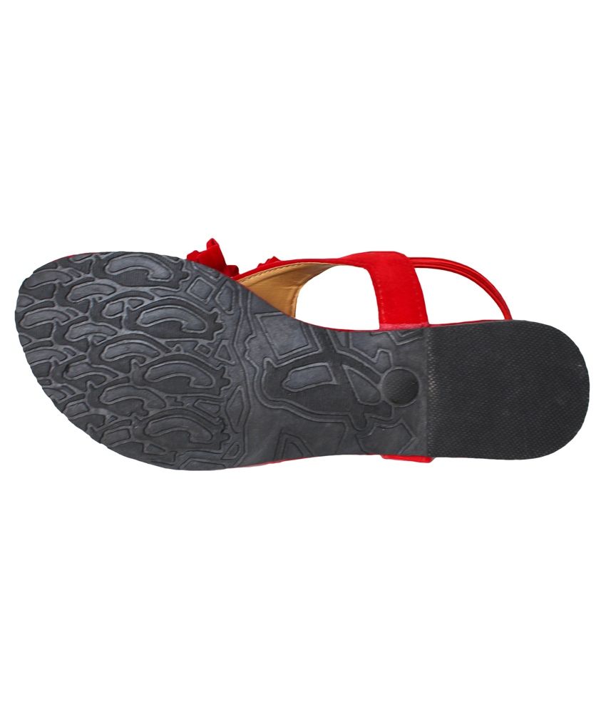 velvet sandals flat