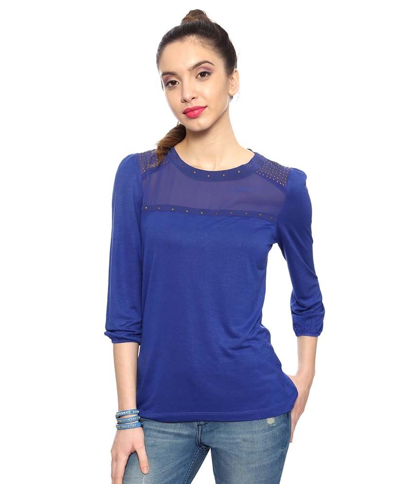 SF Jeans by Pantaloons Blue Tops - Buy 