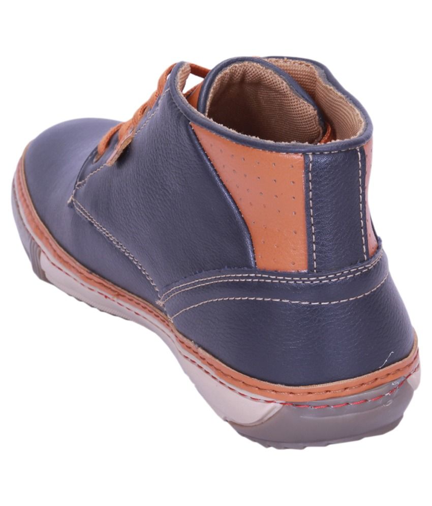 semana blue smart casual shoes