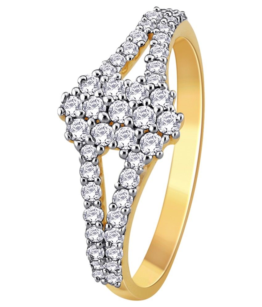 My Zevar Anahi 18kt Diamond Gold Ring