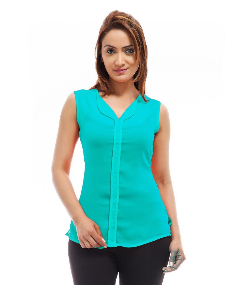 turquoise ladies summer tops