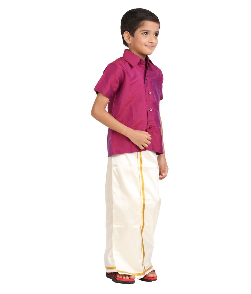 shirt and dhoti combinations