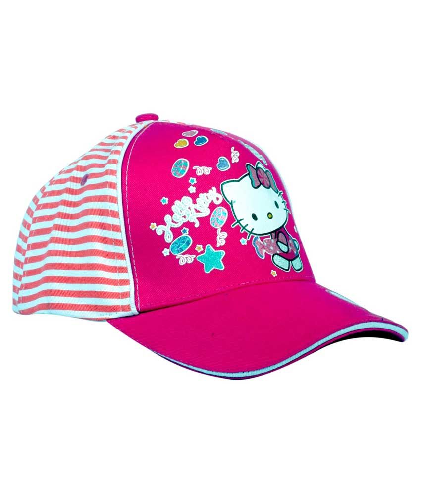 Hello Kitty Pink Cotton Cap with 