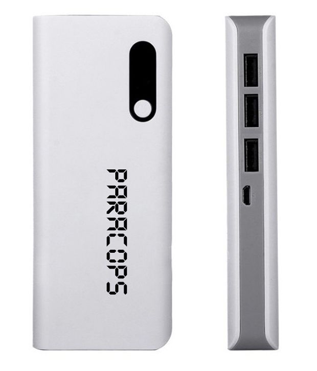 Paracops Portable 16800 mAh Power Bank With LED Torch - White - Power ...