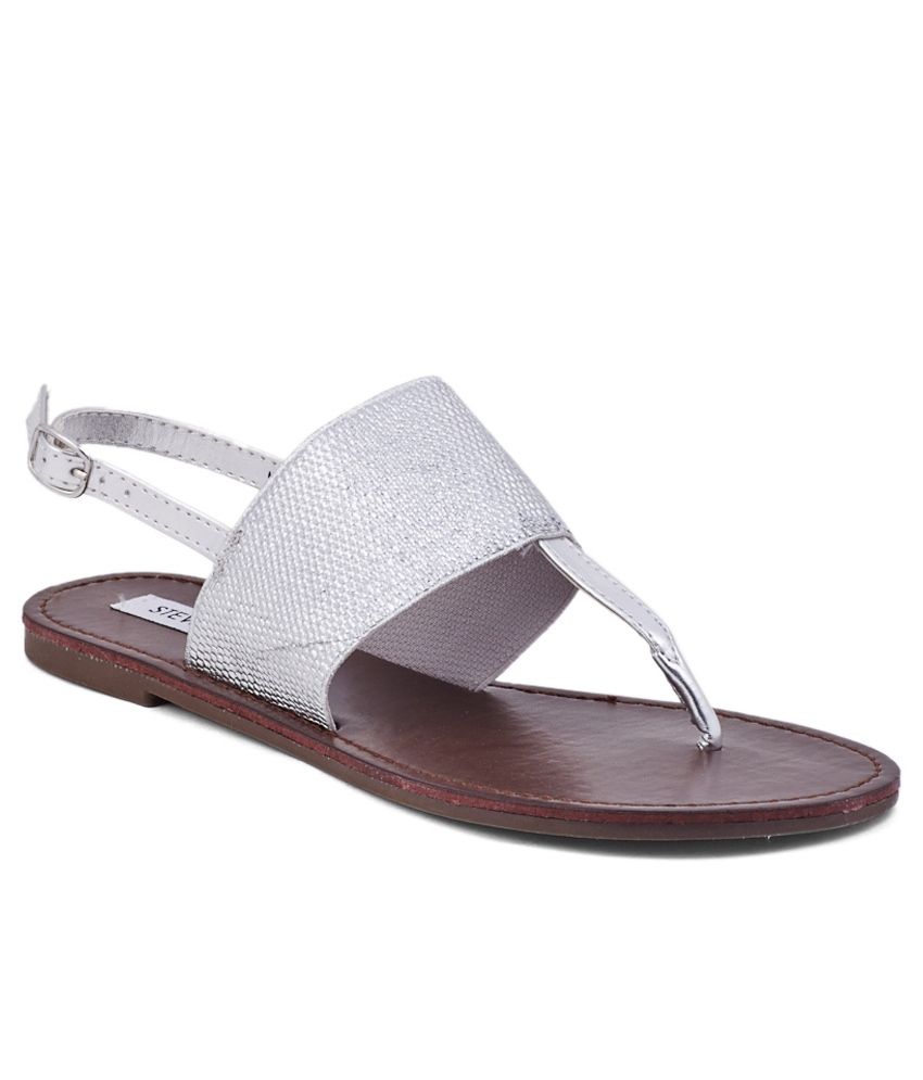 steve madden silver glitter flats