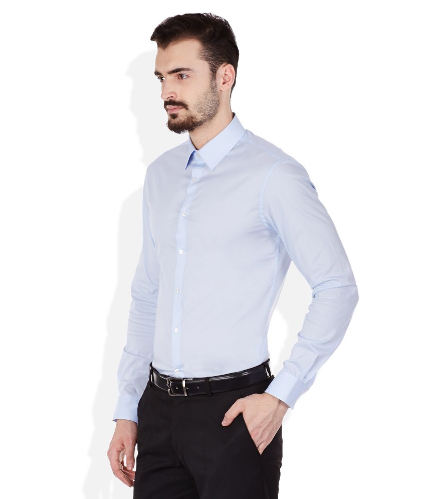 Celio Gray Full Sleeve Solids Shirt - Buy Celio Gray Full Sleeve Solids ...