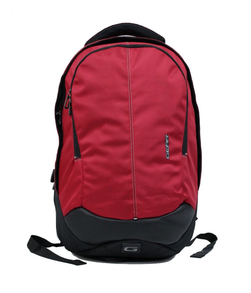 Gear Outlander Red And Black Laptop Backpack Red and Black Backpack ...