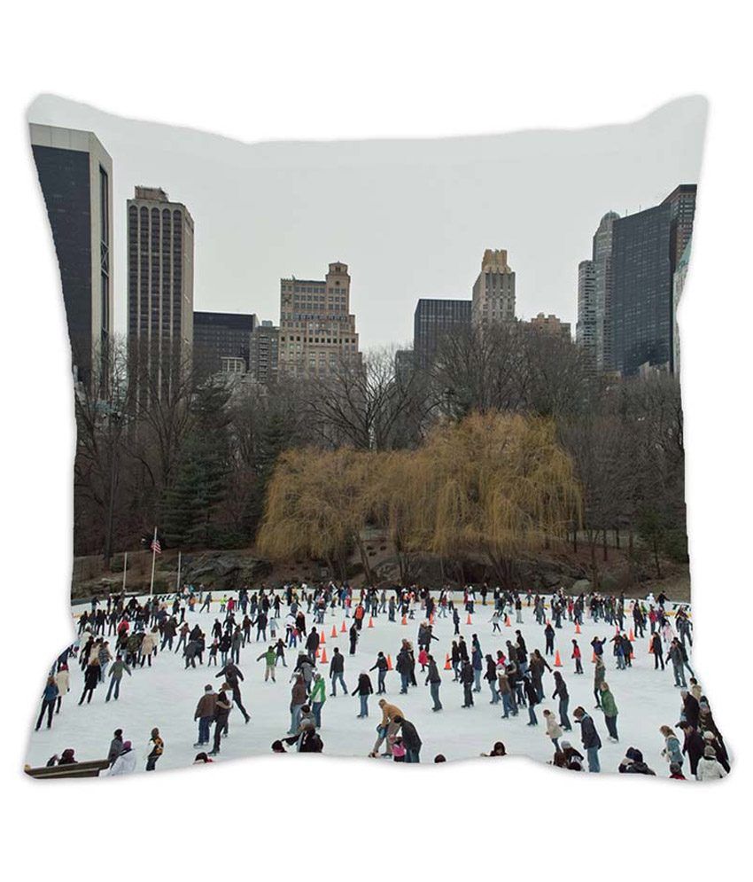 Mesleep Multicolor Satin Ice Skating 3D Cushion Cover Buy Online at