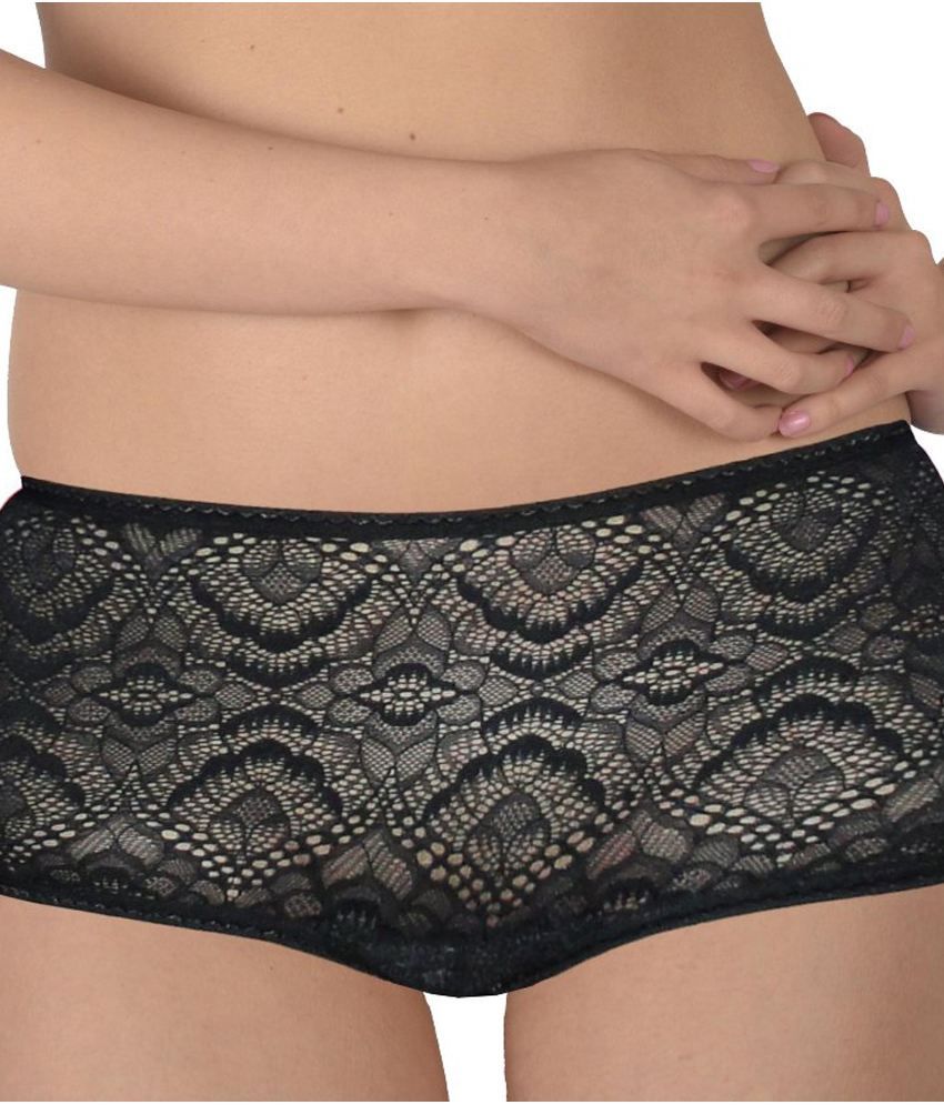 Buy Selfcare Multi Color NylonLycra Panties Pack of 2 Online at Best