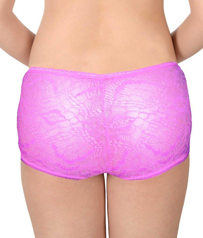 Buy Selfcare Multi Color NylonLycra Panties Pack of 3 Online at Best