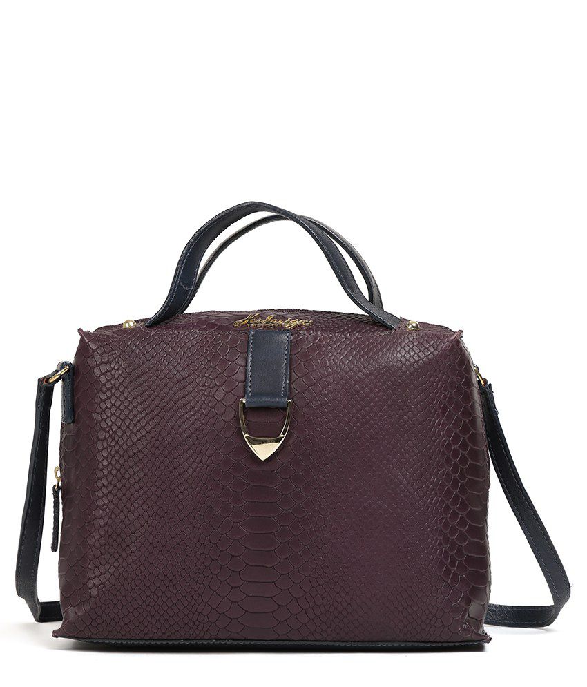 Hidesign Moroso 01 Aubergine Leather Sling Bag - Buy Hidesign Moroso 01 Aubergine Leather Sling 