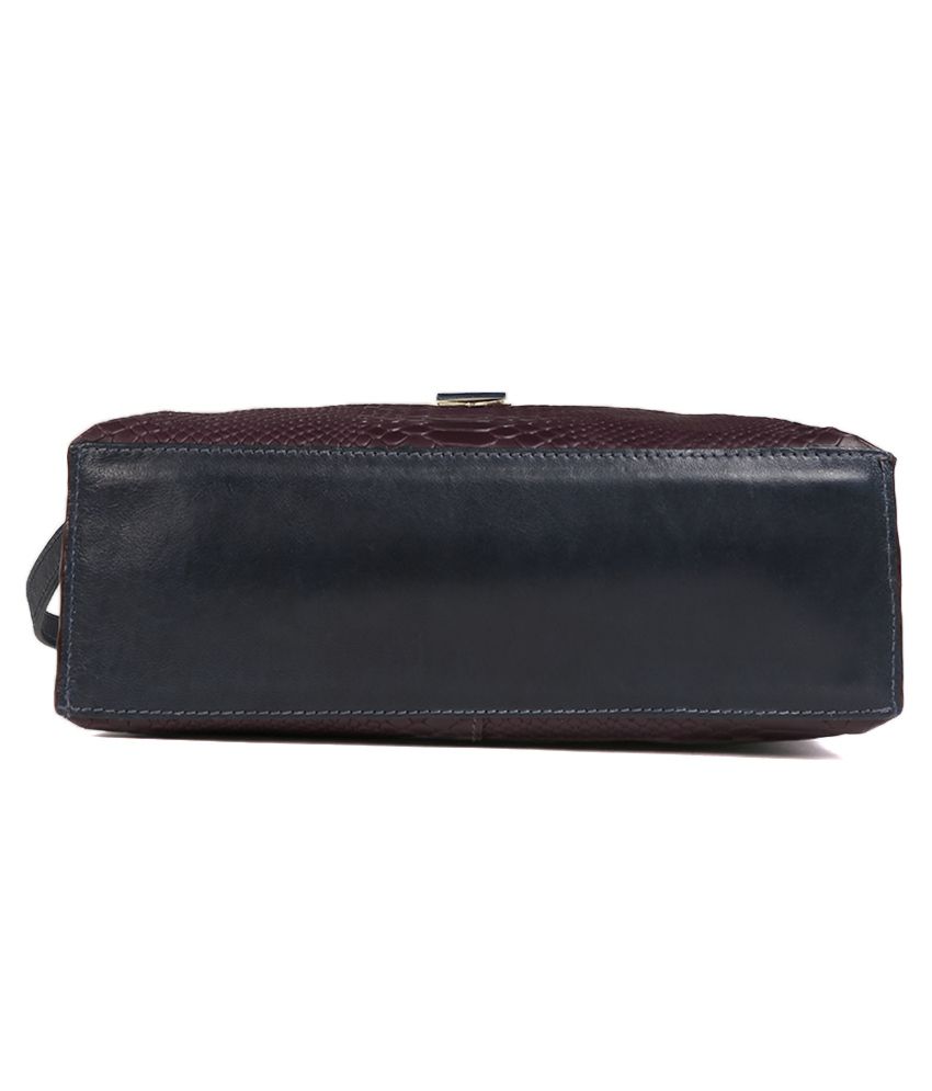 Hidesign Moroso 01 Aubergine Leather Sling Bag - Buy Hidesign Moroso 01 ...
