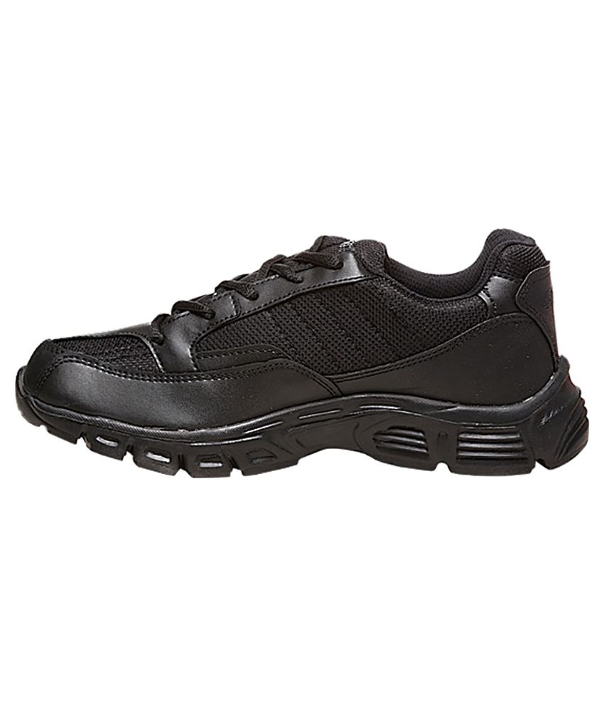 bata black sports shoes