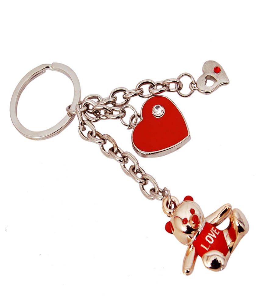 chic teddy keychain